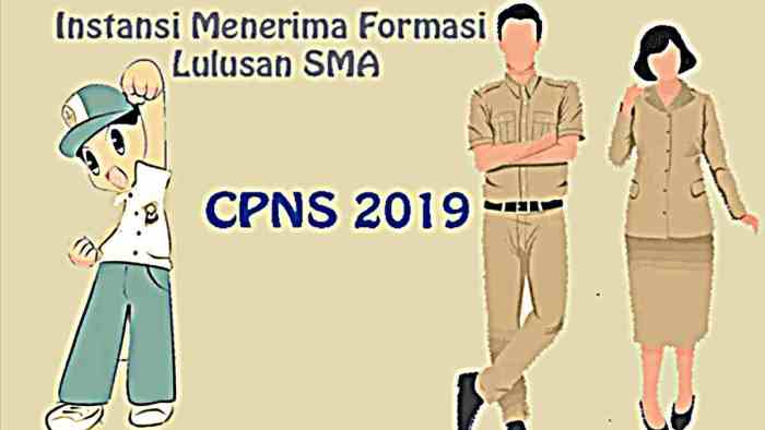 Cpns lowongan sma lulusan instansi sederajat buka pemerintah